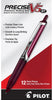 Pilot 13447-26066 PV5R Precise V5 RT Retractable Rollerball Pens, 0.5 mm Extra Fine Point, Dozen Box