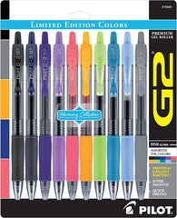 Pilot 16985 G2-07 Limited Edition Harmony Ink Collection Assorted 10 Pack