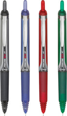 Pilot 26055 Precise V5 RT Retractable Rolling Ball Pens, Extra Fine Point, 4-Pack, Black/Blue/Red/Green Inks