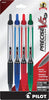 Pilot 26055 Precise V5 RT Retractable Rolling Ball Pens, Extra Fine Point, 4-Pack, Black/Blue/Red/Green Inks