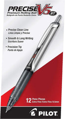 Pilot 13447-26066 PV5R Precise V5 RT Retractable Rollerball Pens, 0.5 mm Extra Fine Point, Dozen Box