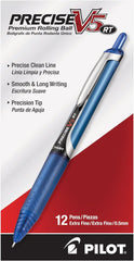 Pilot 13447-26066 PV5R Precise V5 RT Retractable Rollerball Pens, 0.5 mm Extra Fine Point, Dozen Box