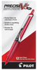Pilot 13447-26066 PV5R Precise V5 RT Retractable Rollerball Pens, 0.5 mm Extra Fine Point, Dozen Box