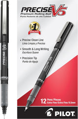 Pilot 13444-35336 Precise V5 Rolling Ball Pens. 0.5 mm Extra Fine Point, Dozen Box
