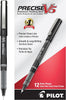 Pilot 13444-35336 Precise V5 Rolling Ball Pens. 0.5 mm Extra Fine Point, Dozen Box