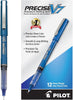 Pilot 35346-35352 Precise V7 Premium Liquid Ink Rolling Ball Pens, 0.7 mm Fine Point, Dozen Box