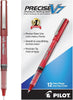Pilot 35346-35352 Precise V7 Premium Liquid Ink Rolling Ball Pens, 0.7 mm Fine Point, Dozen Box