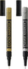 Pilot 41400/41500/41600 Gold and Silver Metallic Permanent Markers, Extra Fine Point