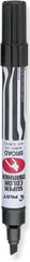 Pilot 44100 Super Color Permanent Markers, Black Ink, Broad Chisel Point, Box of 12
