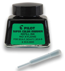 Pilot 48500-48800 Super Color Permanent Marker Refill Ink, Xylene-Free, 1-Oz Bottle