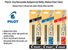 Pilot 77227-77229 Dr. Grip Retractable Ballpoint Ink Refills, 1.0 mm Medium Point, 3 Packs