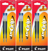 Pilot 77271-77272 Dr. Grip Center of Gravity Ballpoint Ink Refills, 1.0 mm Medium Point, 3 Packs