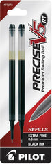 Pilot 77273-77275 Precise V5 RT Rolling Ball Liquid Ink Refills, 0.5 mm Extra Fine, 3 Packs
