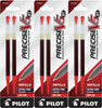 Pilot 77273-77275 Precise V5 RT Rolling Ball Liquid Ink Refills, 0.5 mm Extra Fine, 3 Packs