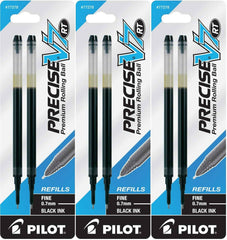 Pilot 77278-77280 Precise V7 RT Rolling Ball Liquid Ink Refills, 0.7 mm Fine, 3 Packs