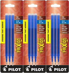 Pilot 77330-77336 FriXion Ball Erasable Gel Ink Refills, 0.7 mm Fine Point, 3 Packs