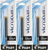 Pilot 77347 Acroball PureWhite Advanced Ink Refills, 0.7 mm Fine Point, Black Ink, 2-Pack, 3 Packs