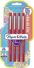 Paper Mate 8404452PP-8434452PP Flair Felt Tip Pens, Medium Point (0.7 mm), 4 Count