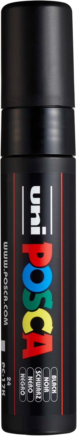 Posca PC-17K Acrylic Paint Marker, Extra Broad tip, 1 Marker