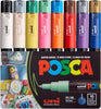 Uni Posca PC-1M Water Based Paint Marker Set, 0.7 mm Extra Fine Tip
