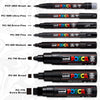 Uni Posca PC-3M Water Based Paint Marker Set, 0.9–1.3 mm Reversible Fine Tip