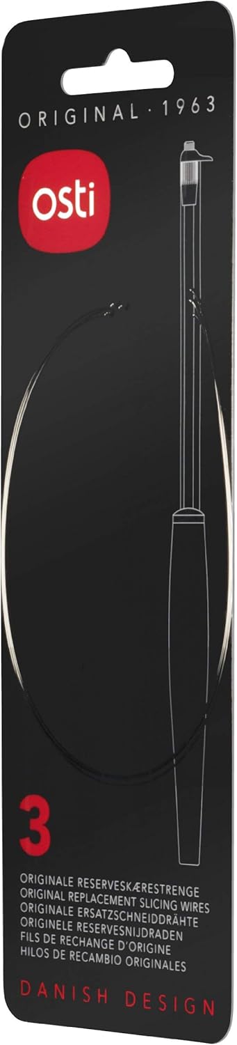 Osti Original R2 Stainless Steel Replacement Wires for Osti Cheese Slicer, 3-Piece Pack