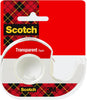 Scotch 157S Transparent Tape, 3/4 in x 300 in, 1 Dispenser