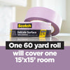 Scotch 2080-24EC Delicate Surface Painter's Tape, 0.94 in x 60 yd, 1 Roll