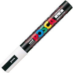 Uni Posca PC-5M Water-Based Paint Marker, Individual, 1.8–2.5 mm Reversible Medium Point