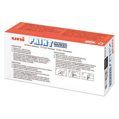 Uni-Paint 63731-63743, 15121-15124 PX-30 Permanent Markers, Chisel Tip, Bold Point, 6 Pack