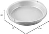 Wilton 2105-985 Recipe Right Non-Stick 9-Inch Round Cake Pans Set, 2-Piece, Steel