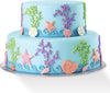 Wilton 409-2552 Silicone Fondant and Gum Paste Mold, Sea Life Designs