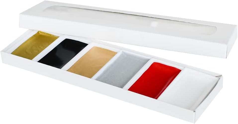 Yasutomo WC220 Classical 6 Color Japanese Watercolor Set