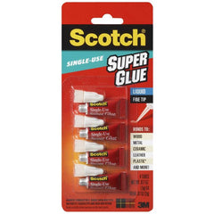 Scotch AD114 Super Glue Liquid, .07 Ounce, 4 Count