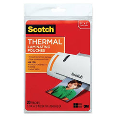 Scotch TP5903-20/100 Thermal Pouches, 5.2