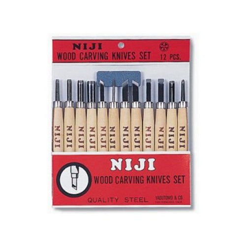 Yasutomo WK14 Standard 12-Piece Woodcarving Set