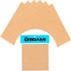 Aitoh Japanese Solid Color Origami Paper (6 inch, 50 sheets) Natural Brown