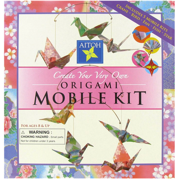 Aitoh MO-KIT Origami Mobile Kit - Make 5 Origami Mobiles