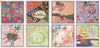 Aitoh 2000 8-Patterns Himeyu Chiyogami Paper, 5 7/8 inch, 24 Sheets