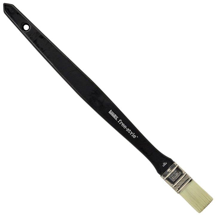 Liquitex Professional Free Style Large Scale Brush, Broad Flat/Varnish, Long Handle