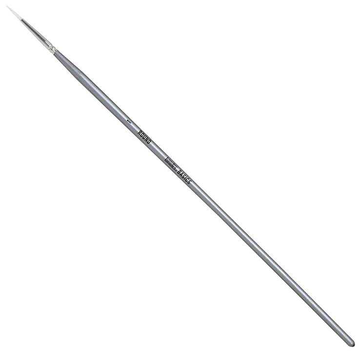 Liquitex BASICS Paint Brush, Round, Long Handle