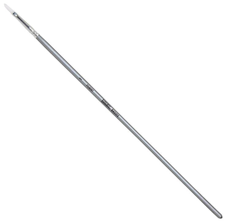 Liquitex BASICS Paint Brush, Filbert, Long Handle