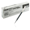 Pentel LRN5 EnerGel Pen Ink Refills, Needle Tip, 0.5 mm Fine, Box of 12 Refills