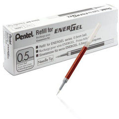 Pentel LRN5 EnerGel Pen Ink Refills, Needle Tip, 0.5 mm Fine, Box of 12 Refills