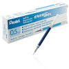Pentel LRN5 EnerGel Pen Ink Refills, Needle Tip, 0.5 mm Fine, Box of 12 Refills