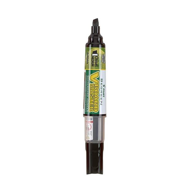Pilot 43914-43916 BeGreen V Board Master Refillable White Board Markers, Chisel Tip