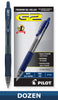 Pilot 17137-31187 G2-07 Premium Gel Roller Pens, 0.7 mm Fine Point, Dozen Box