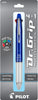 Pilot 36220 Dr. Grip 4+1 Multi-Function Retractable Ballpoint Pen + Pencil, Fine Point, Black Barrel, Black/Red/Blue/Green Inks