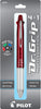 Pilot 36220 Dr. Grip 4+1 Multi-Function Retractable Ballpoint Pen + Pencil, Fine Point, Black Barrel, Black/Red/Blue/Green Inks