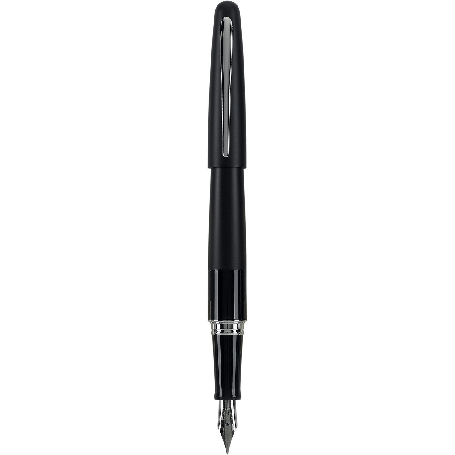 Pilot 91107-91109 Metropolitan Collection Fountain Pen, Medium Nib, Black Ink, Classic Design